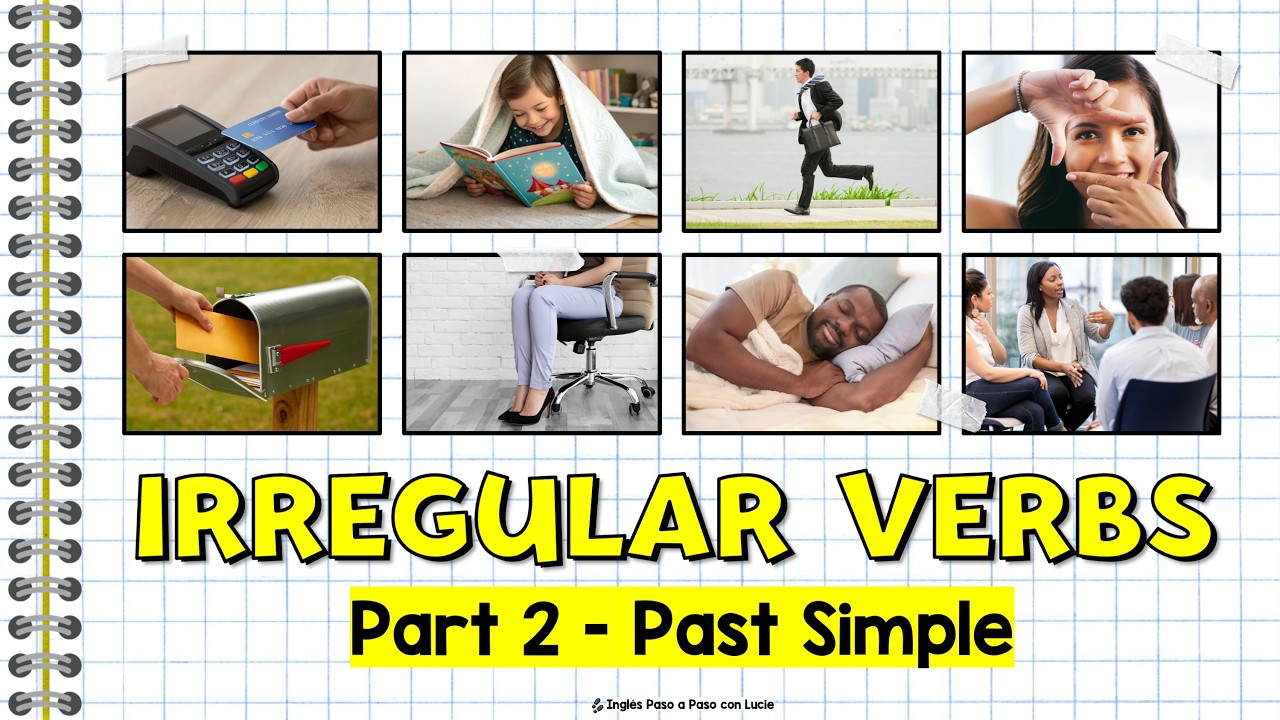 Verbos Irregulares en Inglés | Lista y Práctica en Pasado Simple – Parte 2