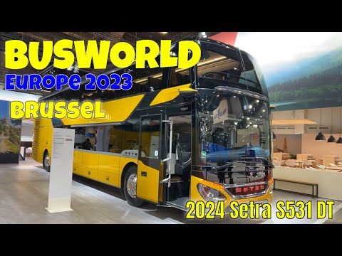 2024 Setra S531 DT Double decker Coach Interior And Exterior Busworld Europe 2023 Brussel