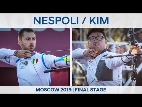 Mauro Nespoli v Kim Woojin – recurve men semifinal | Moscow 2019 World Cup Final