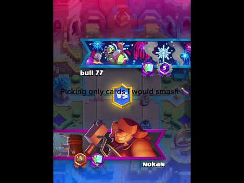Choosing only cards I would smash #clashroyale #skill #smash 