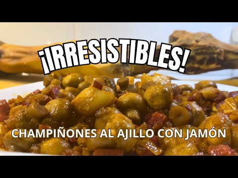 🏆 Champiñones al Ajillo con Jamón – Sabor Intenso en Solo 15 Minutos