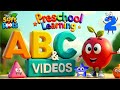 Preschool Learning Activities For 3 Year Olds At Home Learn ABC Phonics Shapes Numbers Colors