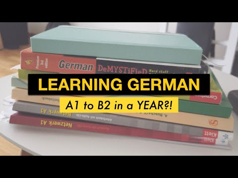 My Journey: Passing the German B2 Exam (Goethe) in One Year | Resources for Learning A1 to B2 German