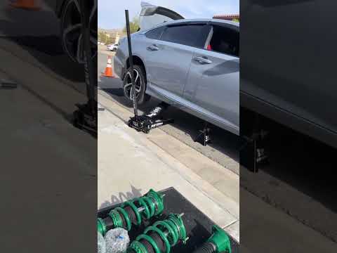 Tein coilovers installing on a 2021 Honda accord 2.0t.