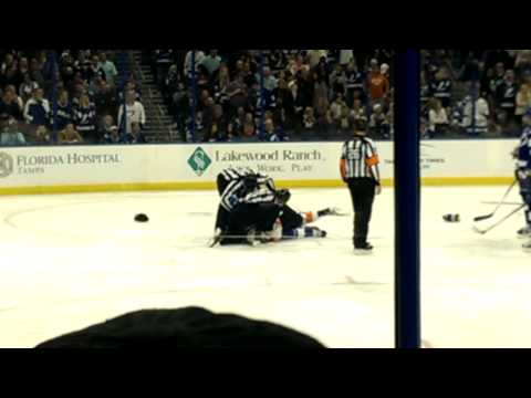 Hockey fight!! Lightning 11/27/13