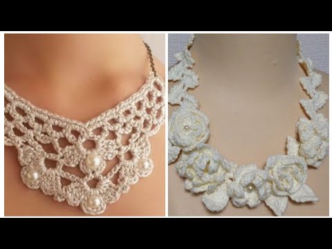 most beautiful and trendy ideas for ladies of crochet necklace patterns