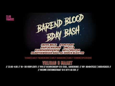 01 HardTekNoiser - Barend Blood B-Day Bash 06-03-2020 Club Famous te Ede