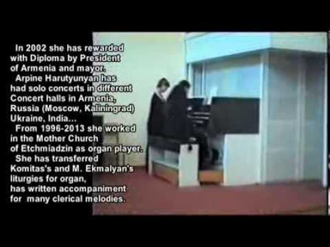 Arpine Harutyunyan (organ) - Jean Langlais - Epilogue and fuga for organ pedal solo