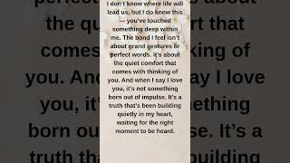 Beautiful love letter #romanticquotes #lovemessages #loveletter #lovequotes