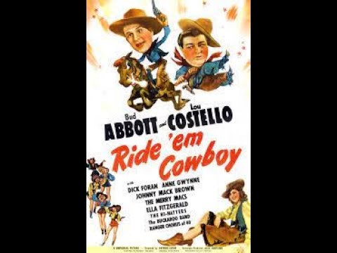Abbott and Costello - Ride 'Em Cowboy - 1942 - Full Movie