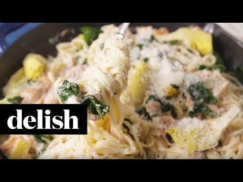 Chicken Spinach Artichoke Pasta - Chicken Artichoke Pasta