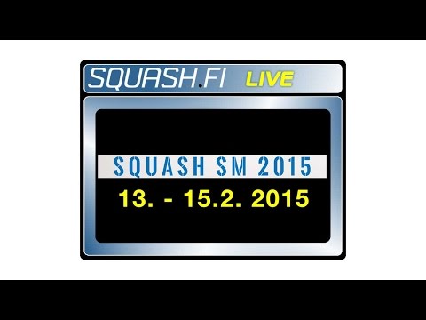 2015 Day 1 Squash SM - Finnish Nationals