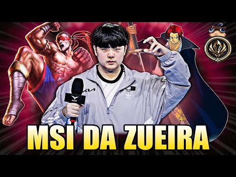 Quando o MELHOR JUNGLE do MUNDO pega LEE SIN - MSI DA ZUEIRA