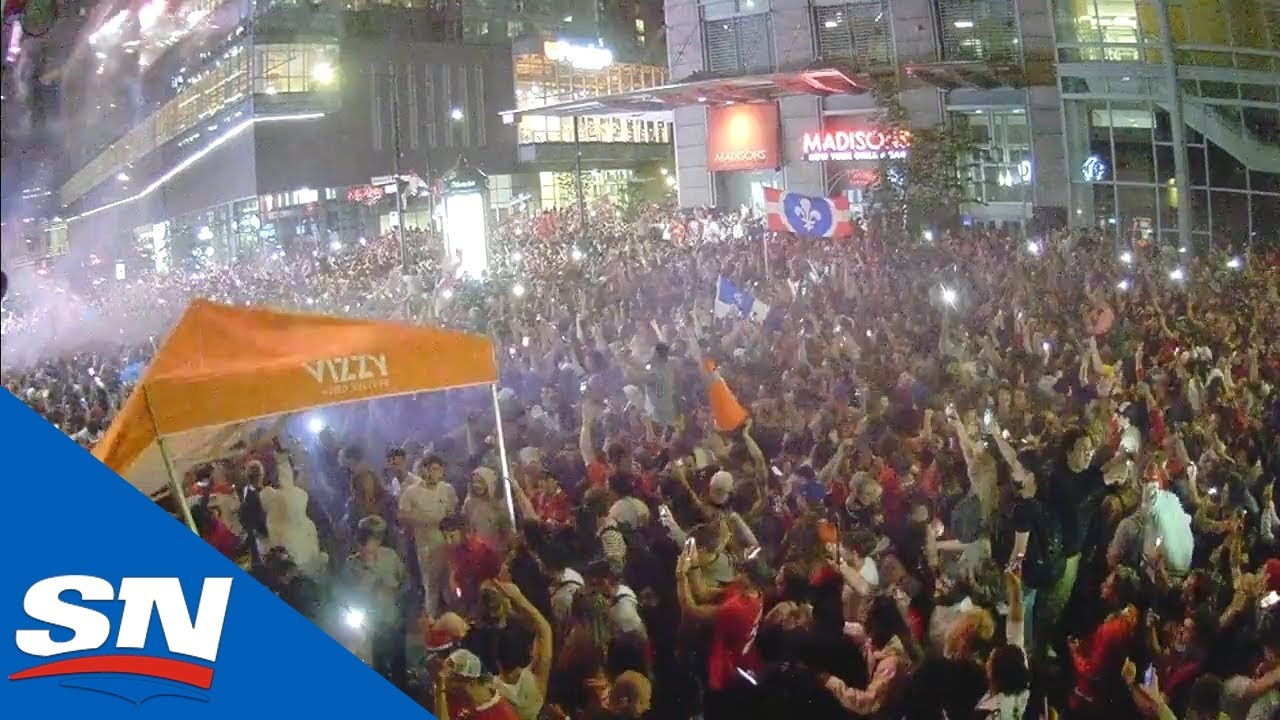 Vidéo: La FOULE dans les rues de Montréal...