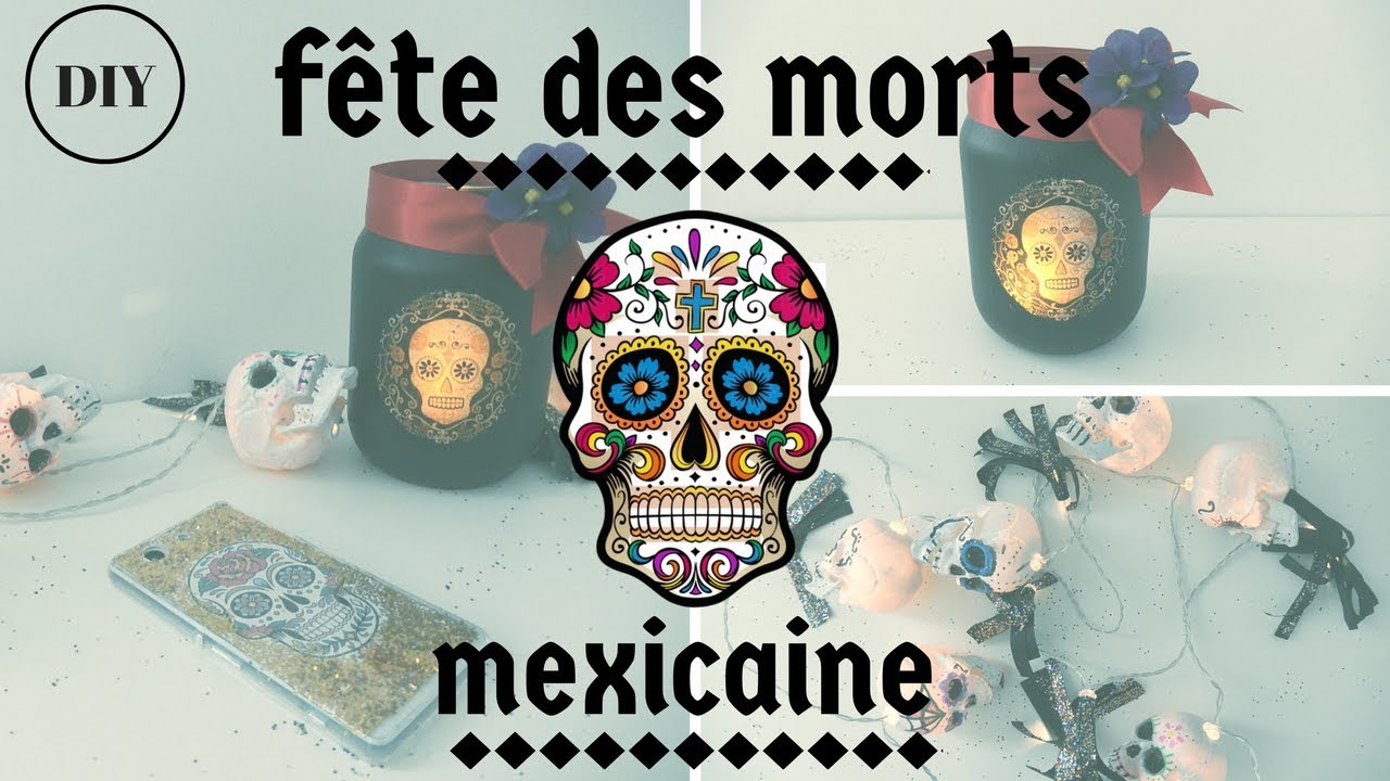DIY [fr] : HALLOWEEN fête des morts mexicaine 💀(Día de los Muertos)💀