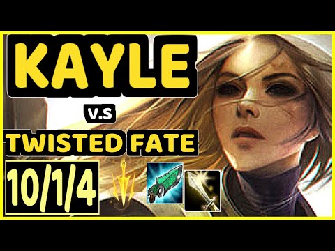 LVSYAN (KAYLE) vs TWISTED FATE - 10/1/4 KDA MID CHALLENGER GAMEPLAY - EUW