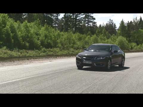 New Saab 9 5 Handling track