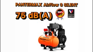 PANTERMAX®AirFlow® 3 SILENT tichý bezolejový kompresor 76dB, 0,9kW