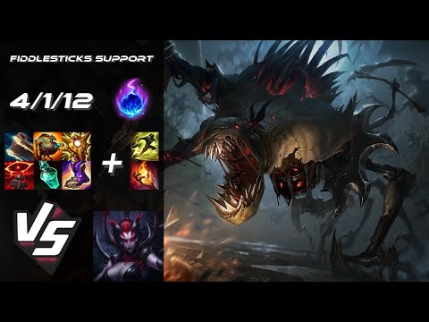 SUPPORT Fiddlesticks vs Elise - EU Challenger Patch 25.S1.7