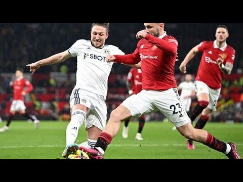 Man United vs Leeds United 2-2 Highlights #football#footballmatch #footballscores#footballhighlights