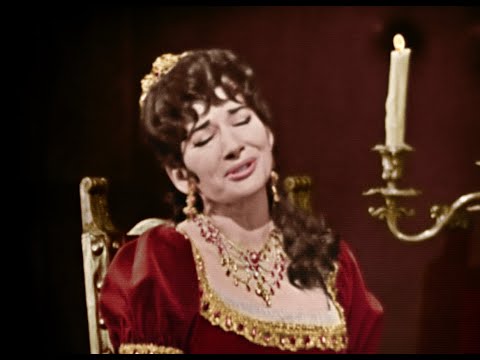 Tosca 1964, colorized (Callas, Cioni, Gobbi. Cillario)