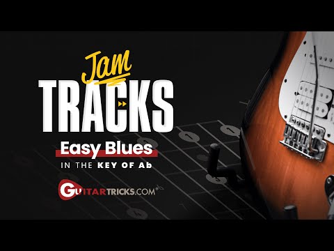 Shuffle Blues Groove - Guitar Backing Track - Ab - 102 bpm | Guitar Tricks