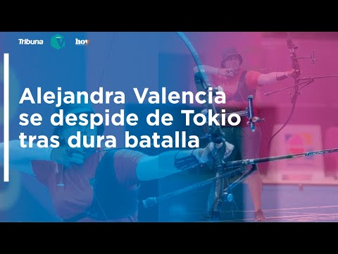 Alejandra Valencia se despide de #Tokio 2020 tras dura batalla