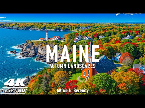 🍁 Autumn Maine 4K UHD – Discover the Most Beautiful Fall Scenery on Maine’s Coast