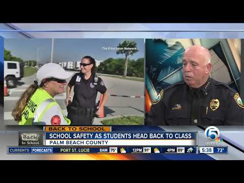 Palm Beach Co. Schools Police Chief Frank Kitzerow talks safety as students head back to class