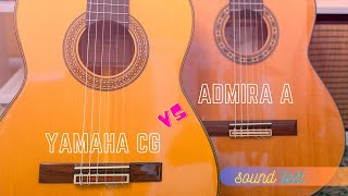 Video thumbnail for Yamaha CG vs Admira A - comparison of two classical guitars by LGM