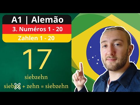 Aula de Alemão 3 | Como dizer os NÚMEROS em alemão com pronúncia | Curso de Alemão