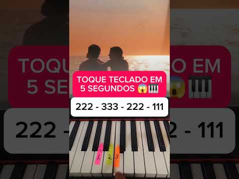 Aprenda a Tocar Teclado em 5 Segundos #shorts #pianotutorial  #musica