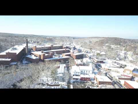 Snow storm Maynard Ma flying video