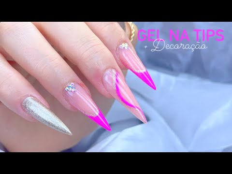 PASSO A PASSO GEL NA TIPS E DECORAÇÃO FÁCIL DE MILHÕES