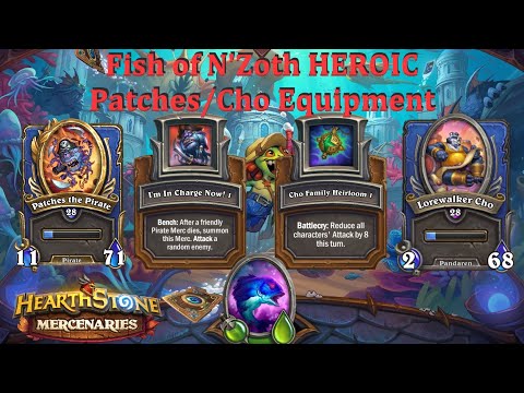 Fish of N'Zoth HEROIC : Patches/Cho Equipment : Hearthstone Mercenaries