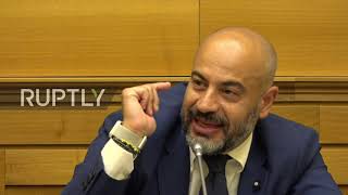 Italy: Ex-Five Star senator launches anti-EU &quot;Italexit&quot; party in Rome