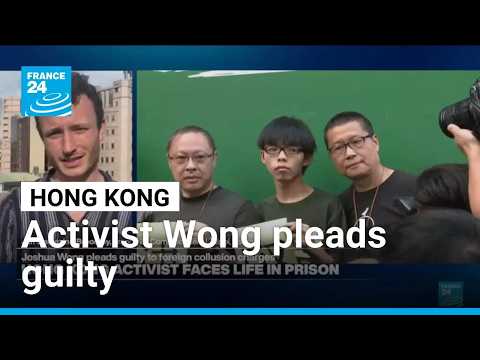 Hong Kong activist Joshua Wong pleads guilty in second national security case