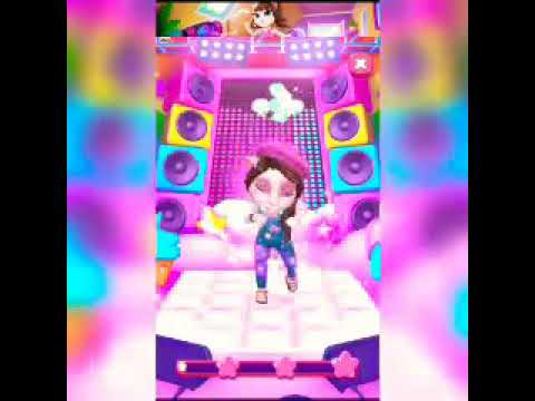 My talking Angela 2 "rock dance" and musical instruments