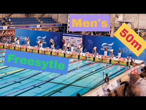 50m Freestyle Final - British Swimming Championships 2022 - Ft Ben Proud & Lewis Burras