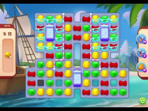 HomeScapes Level 4241 no boosters (11 moves)