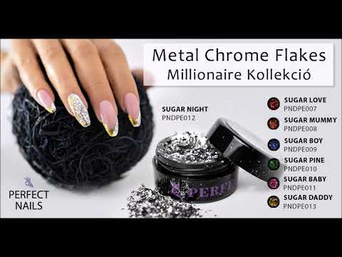 Metal Chrome Flakes Millionaire Kollekció | Perfect Nails