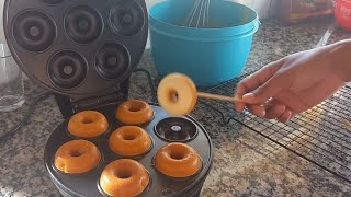 ESTÁ BOMBANDO! MINI CAKE DONUTS - PRIMEIRA PRODUÇÃO COM A MAQUINA @OliiRaquel