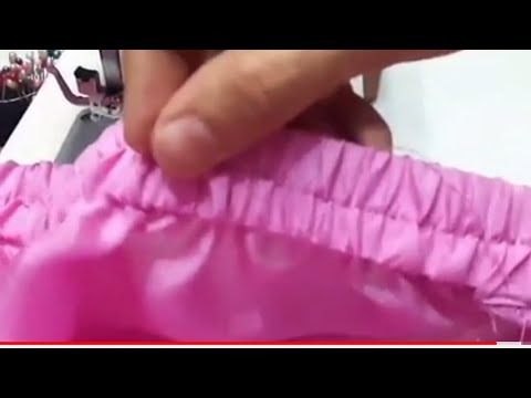 Easy way to sew and attach an Elastic