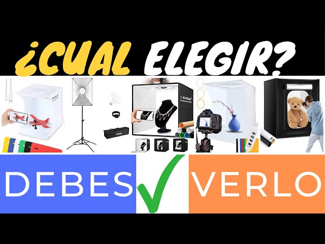 Vídeo relacionado con DUCLUS Caja de luz fotografía 30x30 cm, Kit Estudio Fotografico con 120 Luces LED Ajustables,6 Fondos para Productos Fotos Joyería/Cosméticos/Alimenticios