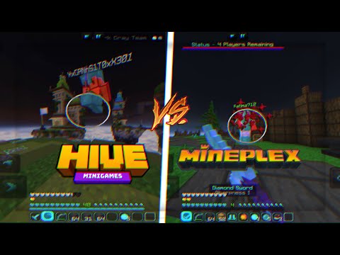 Dominating Skywars on Every Server // MCPE Hive PvP