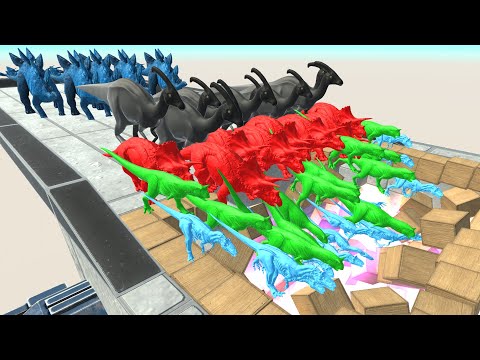 All Animal Colors Race To Get a Gold Pig #24  - Animal Revolt Battle Simulator