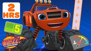 Blaze Uses STEM on Rescue Missions and Adventures! 📏 | 2 Hours | Blaze and the Monster Machines