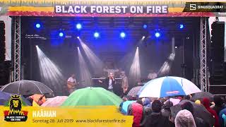 Naâman beim Black Forest on Fire Reggae Festival 2019 in Berghaupten