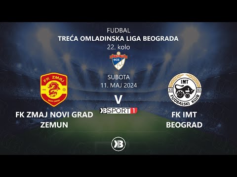 Omladinci: FK Zmaj Novi Grad (Zemun) - FK IMT (Beograd) | 11.05.2024