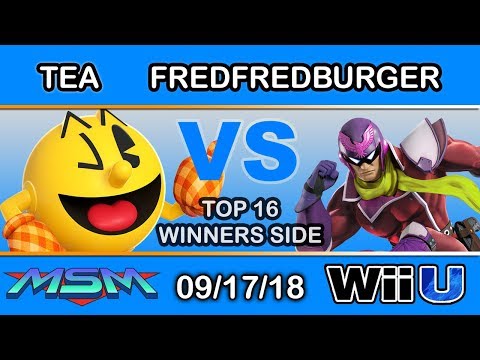 MSM 158 - Tea (Pacman) Vs. FredFredBurger (Captain Falcon) Top 16 Winners - Smash 4